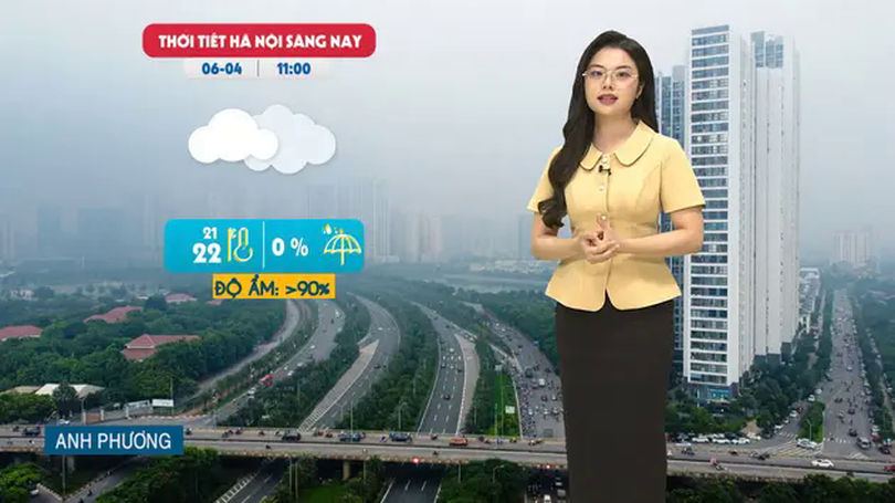 Dự báo thời tiết trưa | 06/04/2025
