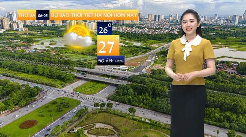 Dự báo thời tiết | 06/05/2025