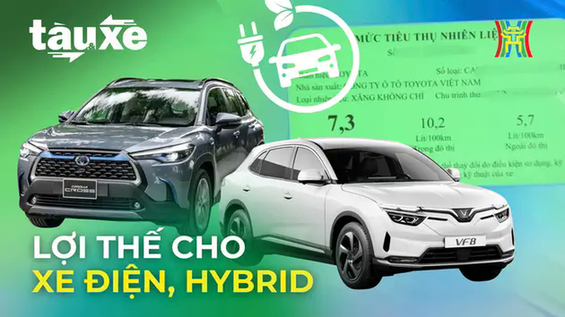 Áp chuẩn hạn mức nhiên liệu mới tạo lợi thế cho xe điện, hybrid | Bản tin Tàu và Xe | 06/05/2025