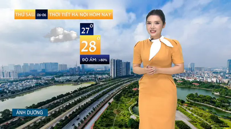 Dự báo thời tiết sáng | 06/06/2025