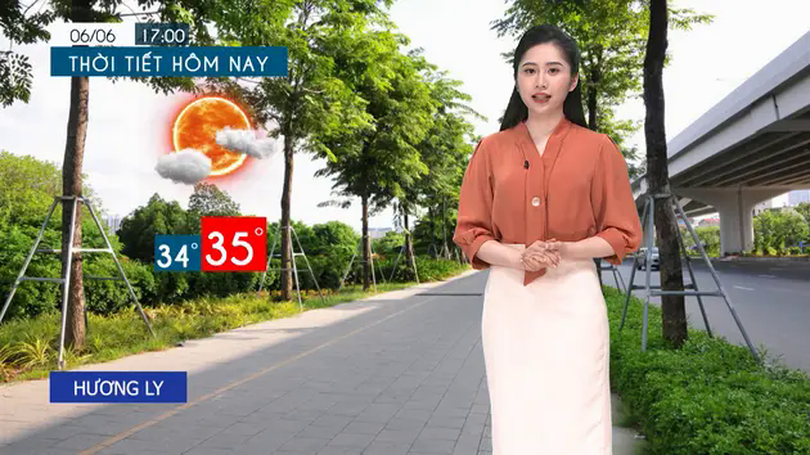 Dự báo thời tiết tối | 06/06/2025