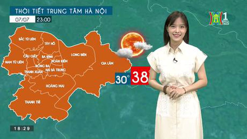 Dự báo thời tiết | 07/07/2023