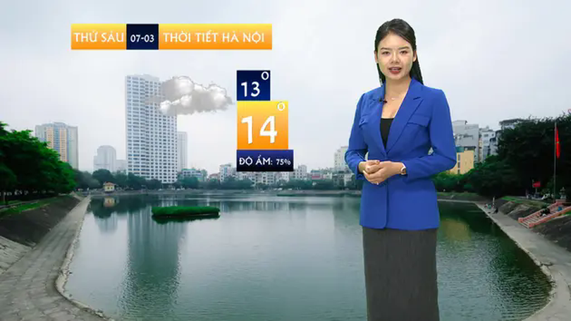 Dự báo thời tiết | 07/03/2025