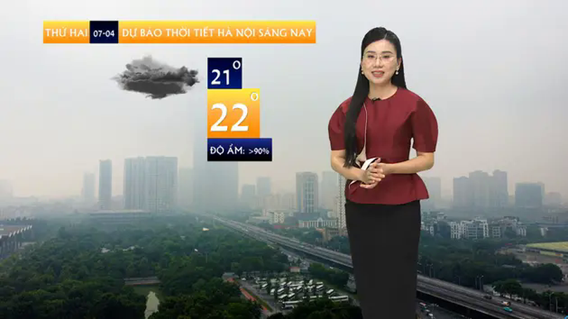 Dự báo thời tiết | 07/04/2025