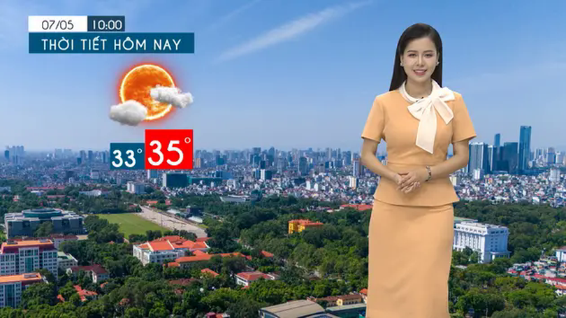 Dự báo thời tiết tối | 07/05/2025