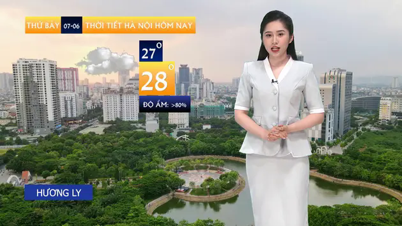 Dự báo thời tiết sáng | 07/06/2025