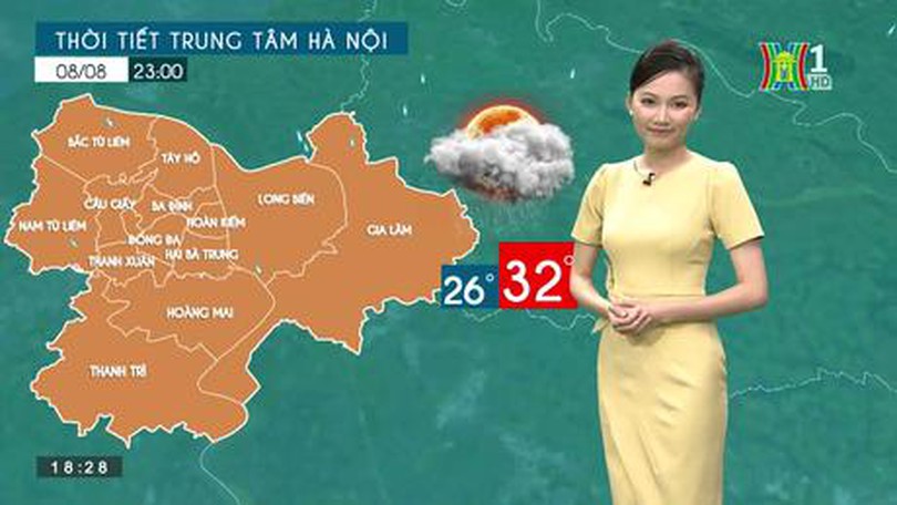 Dự báo thời tiết | 08/08/2023