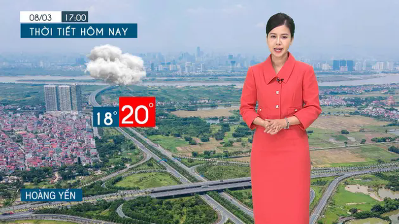 Dự báo thời tiết tối | 08/03/2025