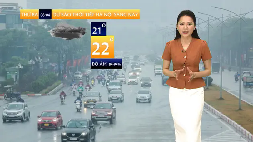 Dự báo thời tiết | 08/04/2025