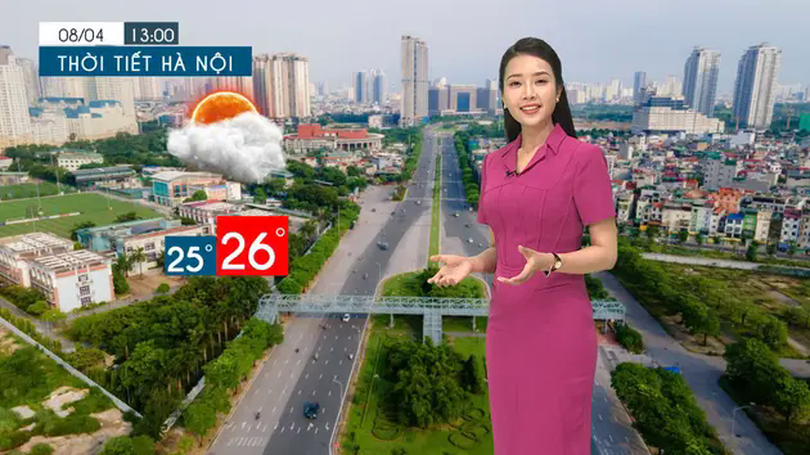 Dự báo thời tiết tối | 08/04/2025