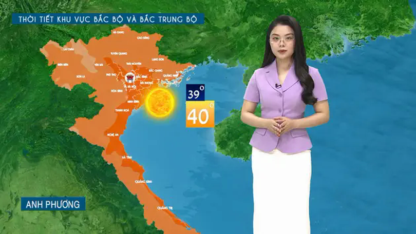 Dự báo thời tiết trưa | 08/05/2025