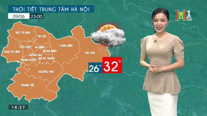 Dự báo thời tiết ngày 09/06/2023