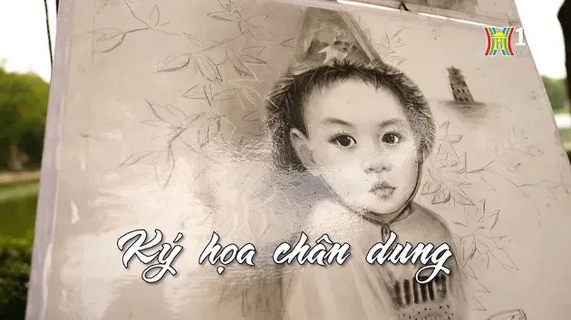Ký họa chân dung | Nhịp sống Hà Nội | 08/06/2024