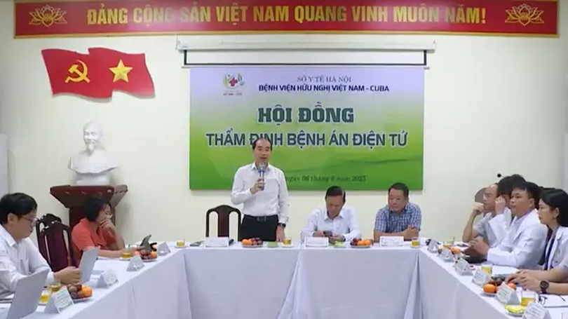 Bệnh viện Hữu nghị Việt Nam-Cu Ba thay thế bệnh án giấy