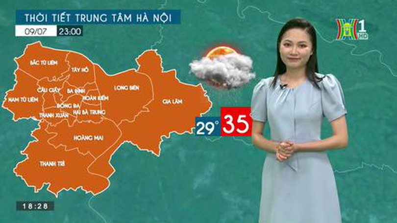 Dự báo thời tiết | 09/07/2023