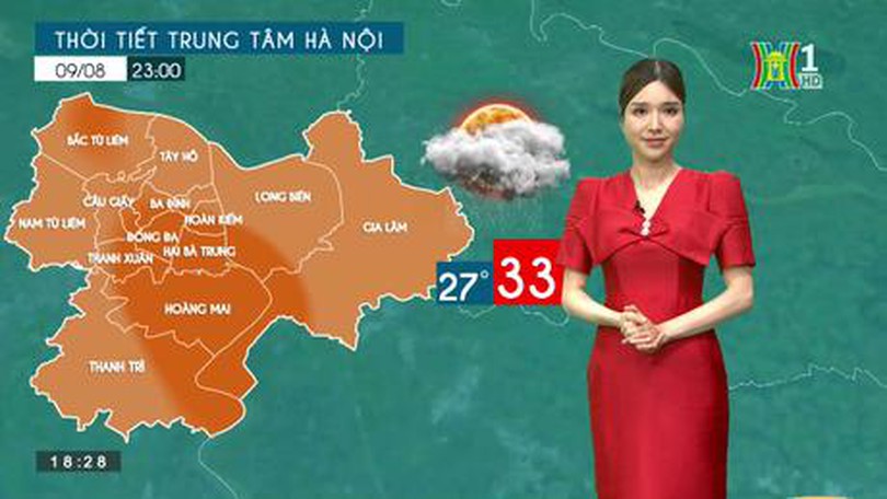Dự báo thời tiết | 09/08/2023