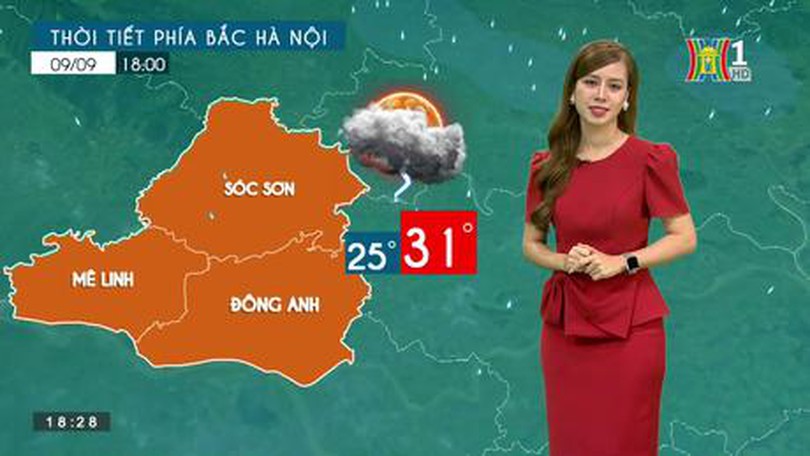 Dự báo thời tiết| 9/9/2023
