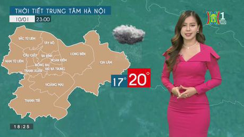 Dự báo thời tiết ngày 10/01/2023