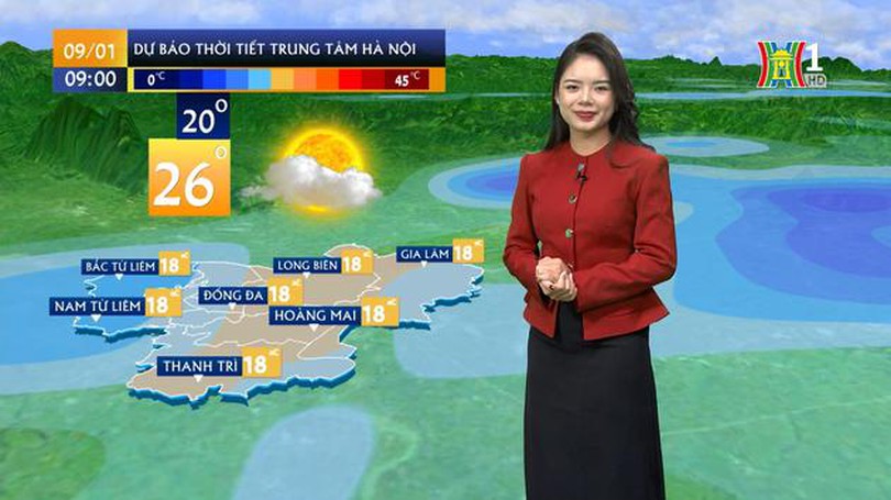 Dự báo thời tiết chiều và tối | 09/01/2024
