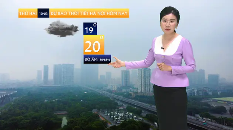 Dự báo thời tiết | 10/03/2025