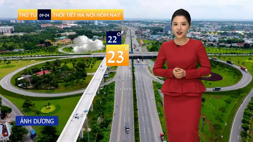 Dự báo thời tiết trưa | 09/04/2025