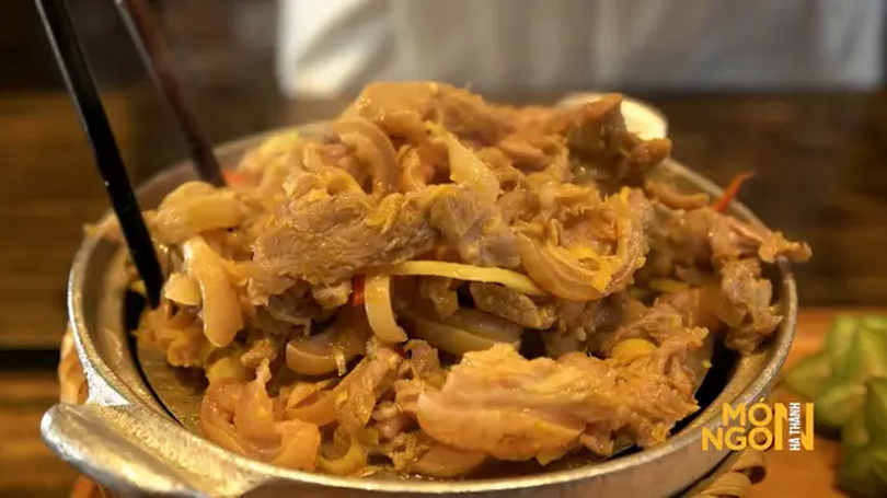 Bê sữa cuốn xông hơi