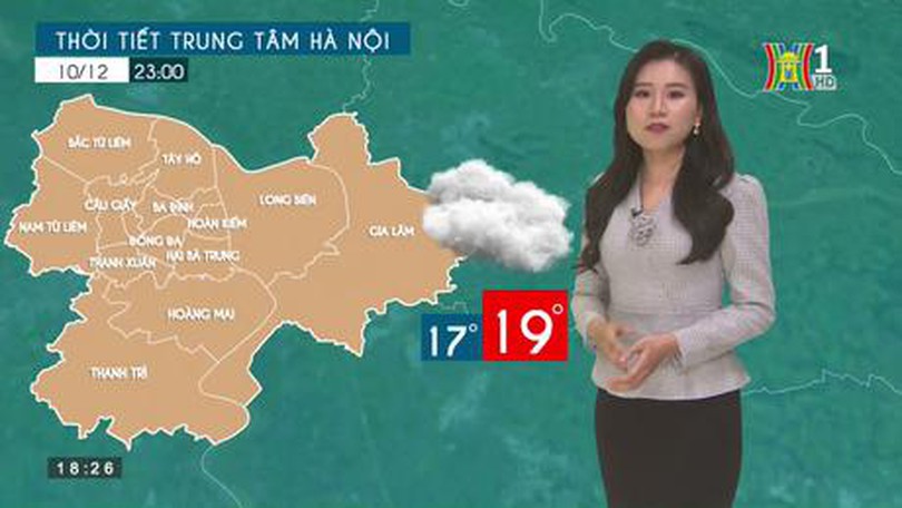 Dự báo thời tiết ngày 10/12/2022