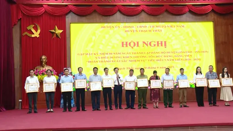 80 năm thành lập đảng bộ huyện Thạch Thất