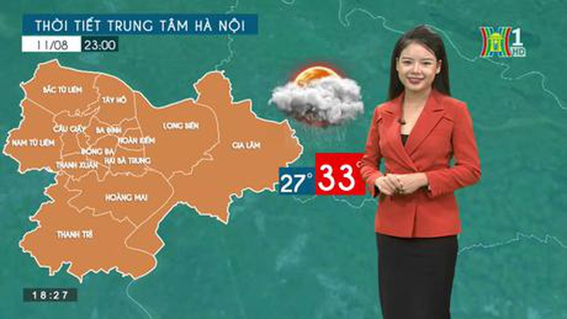 Dự báo thời tiết | 11/08/2023