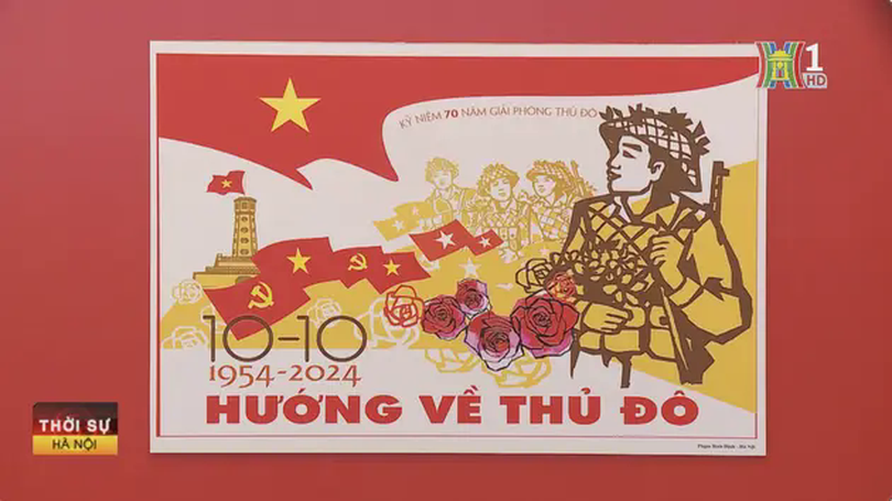 Trao giải sáng tác tranh cổ động 70 năm Giải phóng Thủ đô