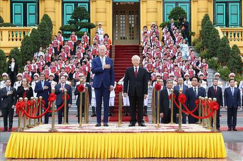 Lễ đón Tổng thống Hợp Chúng Quốc Hoa Kỳ thăm chính thức Việt Nam