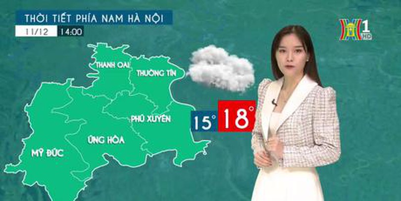 Dự báo thời tiết ngày 11/12/2022