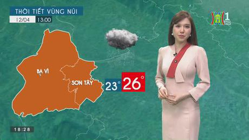 Dự báo thời tiết ngày 12/04/2023