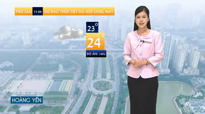 Dự báo thời tiết | 11/04/2025