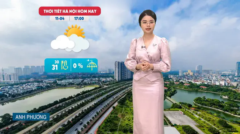 Dự báo thời tiết trưa | 11/04/2025
