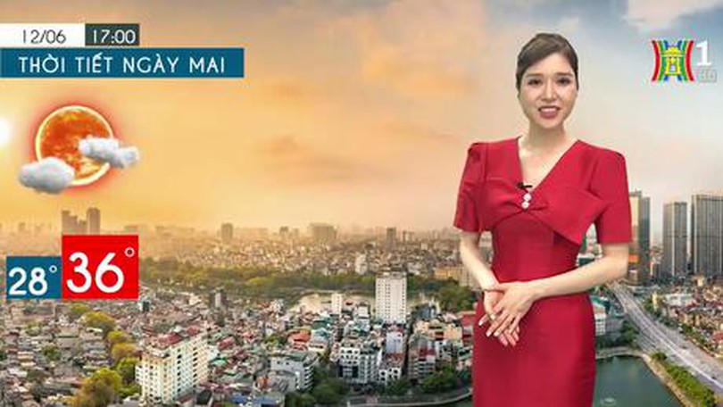 Dự báo thời tiết ngày 12/06/2023