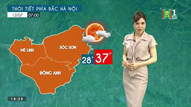 Dự báo thời tiết | 12/7/2023