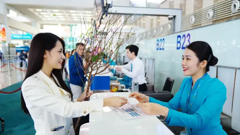 Hàng không Việt nhận vận chuyển ký gửi đào, mai
