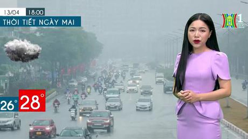 Dự báo thời tiết ngày 13/04/2023