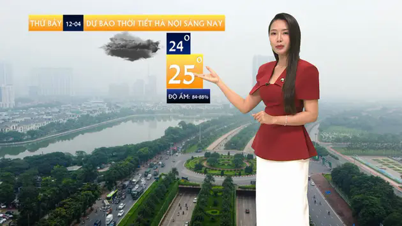 Dự báo thời tiết | 12/04/2025