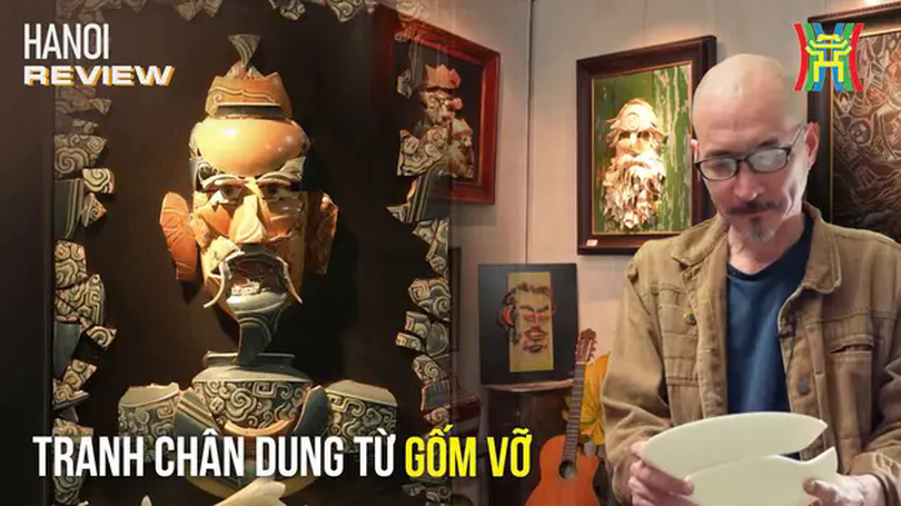 Từ gốm vỡ đến tác phẩm nghệ thuật sống động | HANOI Review | 11/04/2025
