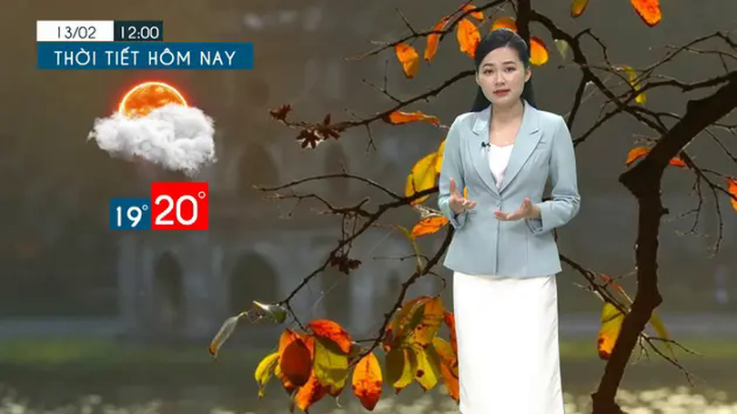 Dự báo thời tiết tối | 13/02/2025