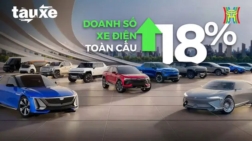 Doanh số bán xe điện toàn cầu tăng 18% trong tháng 1 | Bản tin Tàu và Xe | 13/02/2025