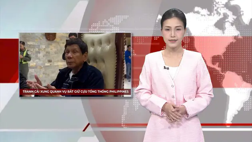 Tranh cãi quyết liệt xoay quanh vụ ông Rodrigo Duterte bị bắt | Nhìn ra thế giới | 13/03/2025
