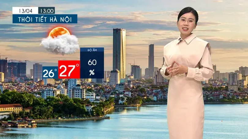 Dự báo thời tiết tối | 13/04/2025