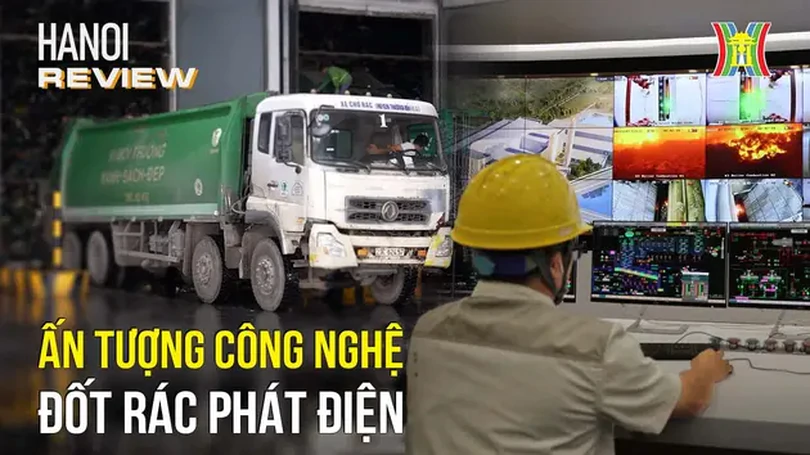 Ấn tượng quy trình đốt rác phát điện | HANOI Review | 13/06/2024
