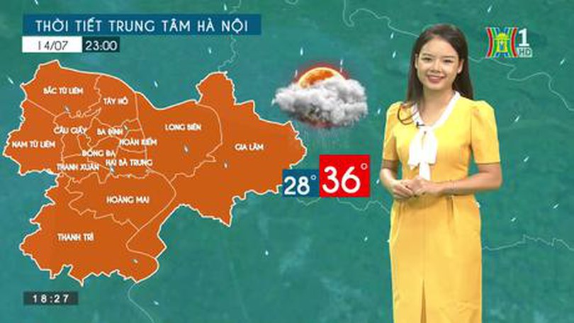Dự báo thời tiết | 14/07/2023
