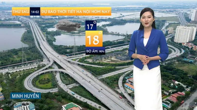 Dự báo thời tiết | 14/02/2025