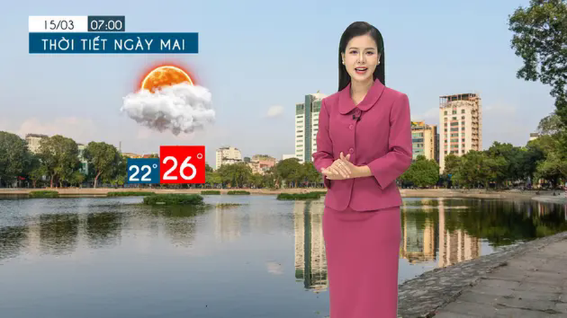 Dự báo thời tiết tối | 14/03/2025