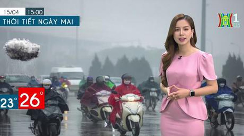 Dự báo thời tiết ngày 15/04/2023